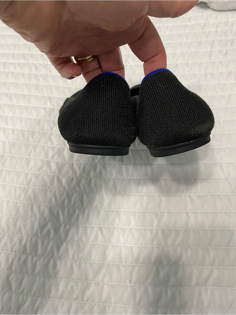 Rothy’s The Flat Round Toe Black Women Size 10